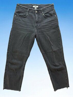 Forever 21 Grey Washed Slim Cropped Jeans, Sz 27